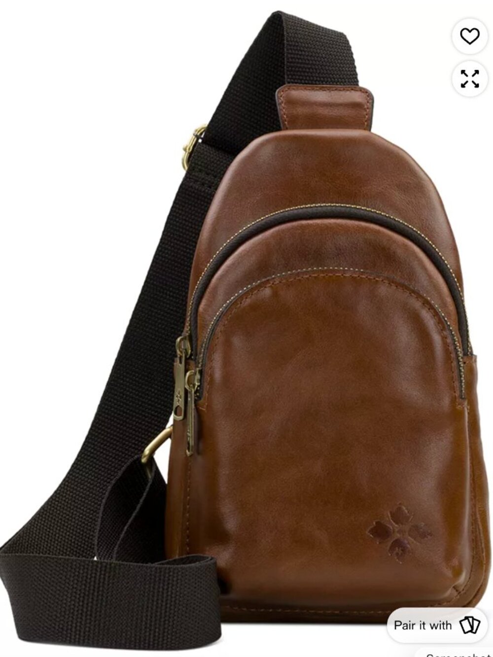 Patricia Nash Louetta Small Leather Sling Bag